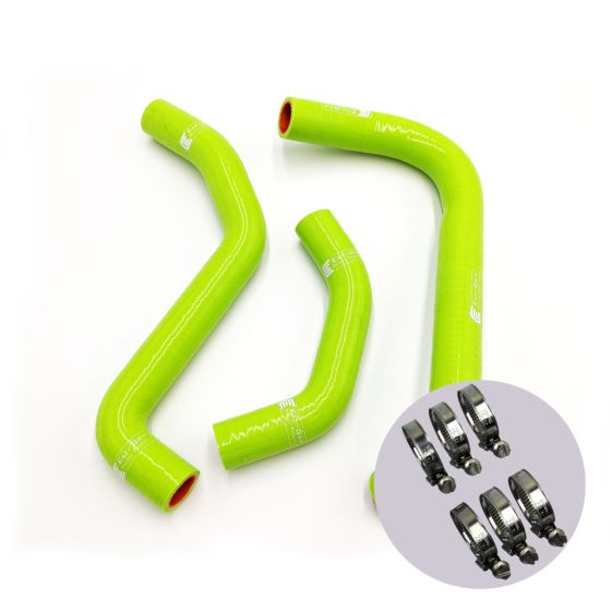 Eazi-Grip Silicone Hose and Clip Kit for Kawasaki ZX-10R RR 2021, green