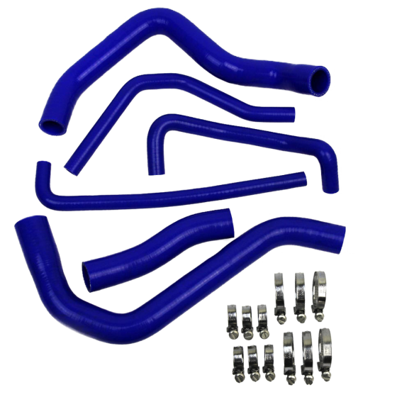 Eazi-Grip Silicone Hose and Clip Kit for Suzuki GSR 600 750, blue