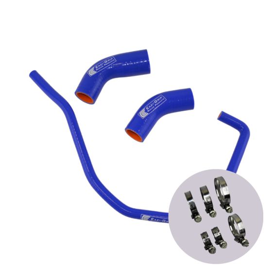 Eazi-Grip Silicone Hose and Clip Kit for Yamaha YZF-R1 MT-10, blue