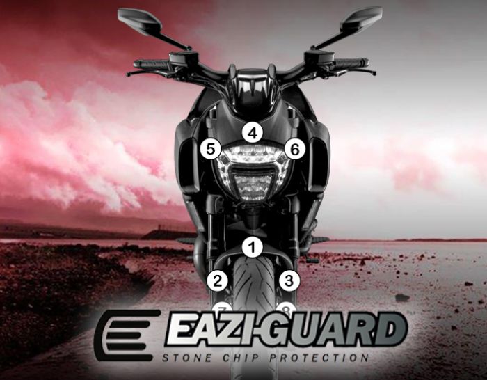 Eazi-Guard Paint Protection Film (Matte) for Ducati Diavel