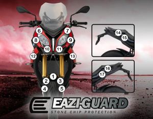 Eazi-Guard Paint Protection Film for BMW S1000XR 2015 - 2018, gloss or matte