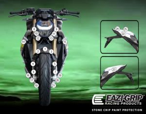 Eazi-Guard Paint Protection Film for BMW S1000R 2021, gloss or matte
