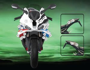 Eazi-Guard Paint Protection Film for BMW S1000RR 2025, gloss or matte