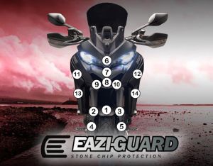 Eazi-Guard Paint Protection Film for Ducati Multistrada 1260 1260S, gloss or matte