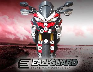 Eazi-Guard Paint Protection Film for Ducati Multistrada 1260 Pikes Peak, gloss or matte