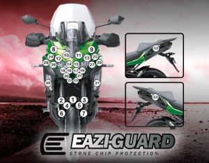 Eazi-Guard Paint Protection Film for Kawasaki Versys 1000 2019, gloss or matte