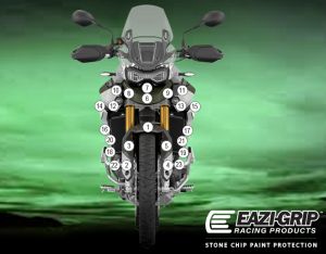 Eazi-Guard Paint Protection Film for Triumph Tiger 900 Rally Pro, gloss