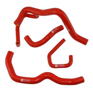 Eazi-Grip Silicone Hose Kit (Race) for Kawasaki ZX-6R 2009 - 2021, red