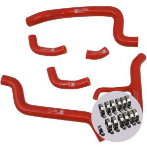 Eazi-Grip Silicone Hose and Clip Kit for Ducati 1098, red