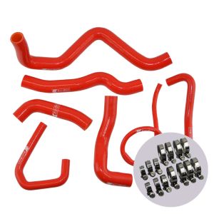 Eazi-Grip Silicone Hose and Clip Kit for Kawasaki ZX-6R 2009 - 2021, red