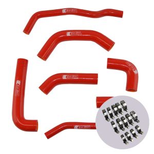 Eazi-Grip Silicone Hose and Clip Kit for Kawasaki ZX-10R 2016 - 2020, red