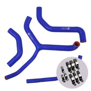 Eazi-Grip Silicone Hose and Clip Kit (Race) for Kawasaki ZX-10R 2016 - 2020, blue