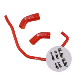 Eazi-Grip Silicone Hose and Clip Kit for Yamaha YZF-R1 MT-10, red