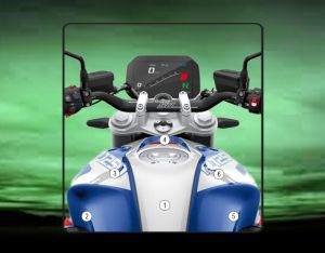 Eazi-Guard Tank Protection Film for BMW R1250R, gloss or matte