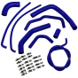 Eazi-Grip Silicone Hose and Clip Kit for Kawasaki Z1000 2010 – 2014, blue