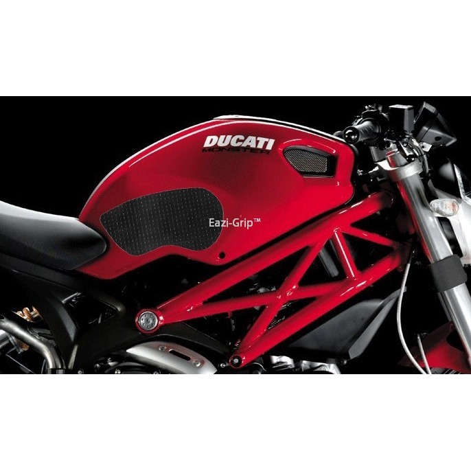 [EVO213BL] Eazi-Grip EVO Tank Grips for Ducati Monster 659, 696, 796, 1100 Evo (Black) - image 1