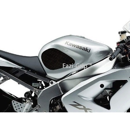 [EVO405BL] Eazi-Grip EVO Tank Grips for Kawasaki Ninja ZX-6R 636 2003 - 2004 clear, black (Black) - image 1
