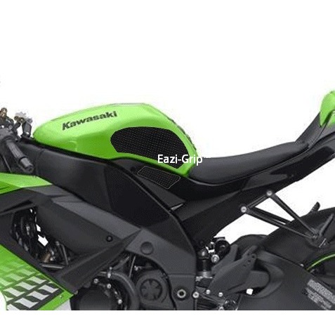 [EVO410BL] Eazi-Grip EVO Tank Grips for Kawasaki Ninja ZX-10R 2008 - 2010, clear or black (Black) - image 1