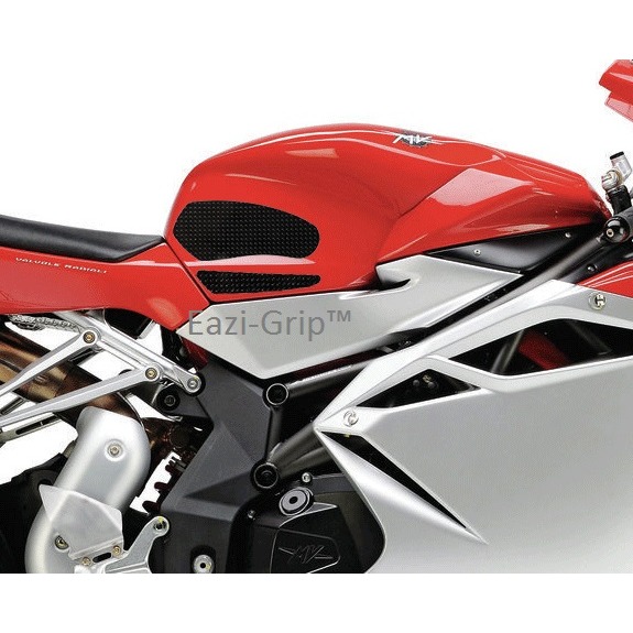 [EVO602BL] Eazi-Grip EVO Tank Grips for MV Agusta F4 / R / RR, clear or black (Black) - image 1