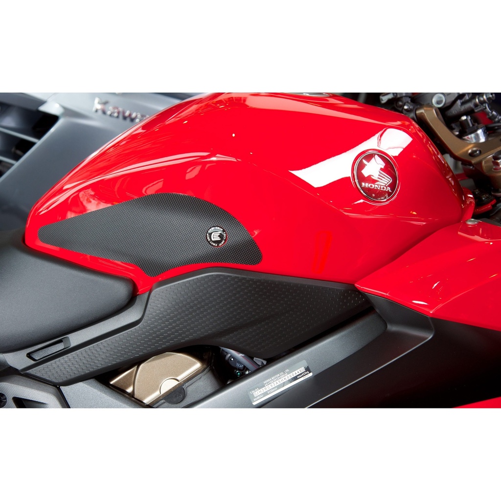 [EVO314BL] Eazi-Grip EVO Tank Grips for Honda VFR800F, clear or black (Black) - image 1
