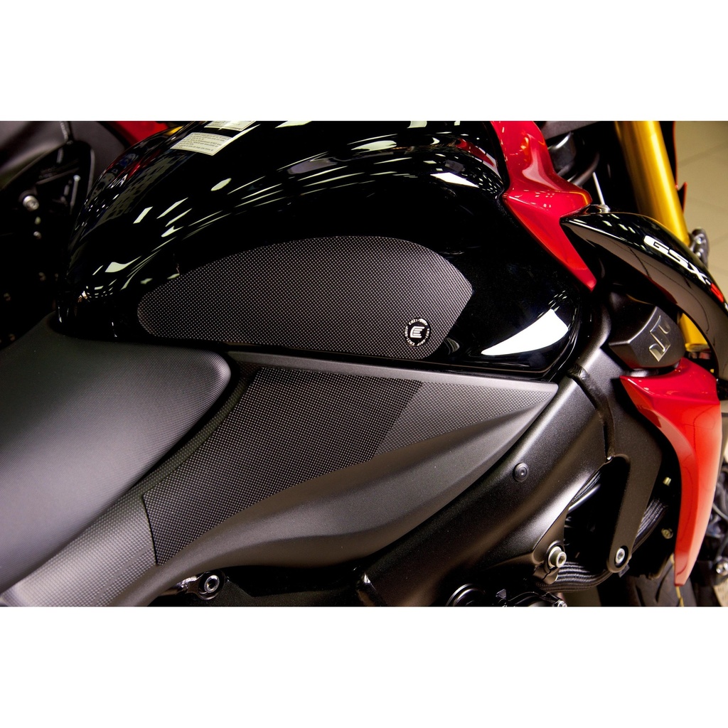 [EVO726BL] Eazi-Grip EVO Tank Grips for Suzuki GSX-S1000 2016 - 2020, clear or black (Black) - image 1
