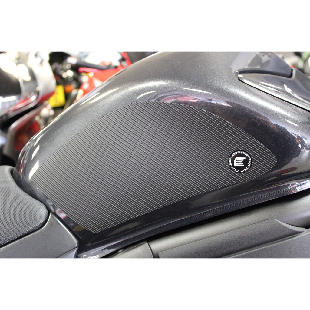 [EVO429BL] Eazi-Grip EVO Tank Grips for Kawasaki Ninja 650 / ER6, clear or black (Black) - image 1