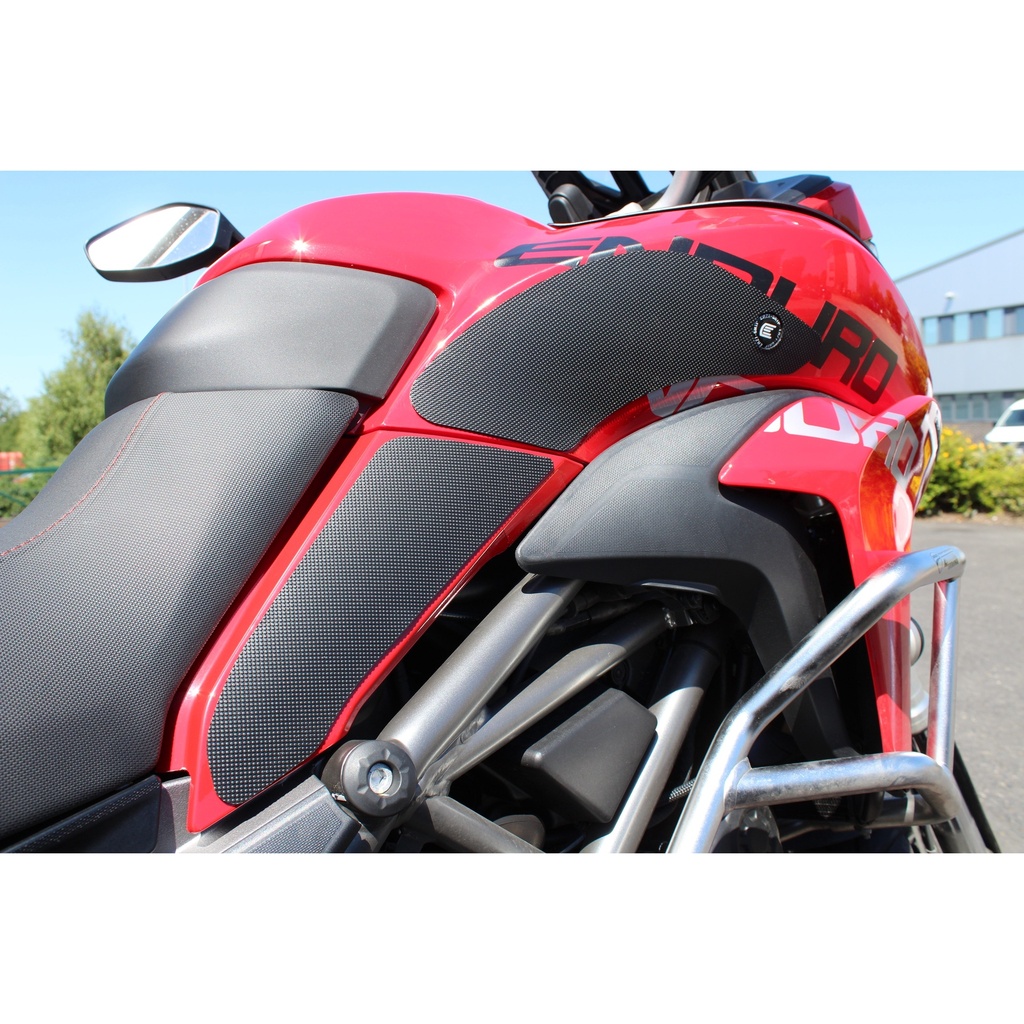 [EVO222BL] Eazi-Grip EVO Tank Grips for Ducati Multistrada 950, clear or black (Black) - image 1