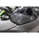 [EVO432BL] Eazi-Grip EVO Tank Grips for Kawasaki Ninja 400, clear or black (Black) - image 1