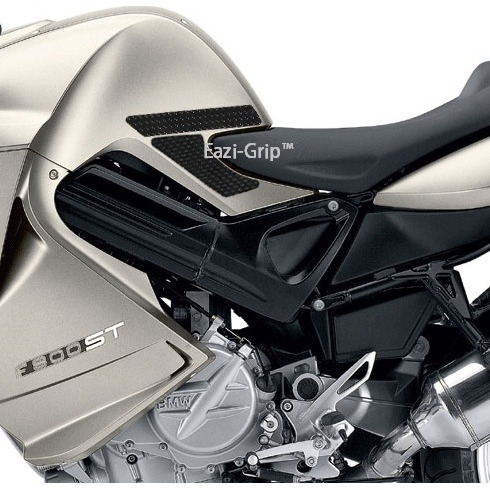 [PRO106BL] Eazi-Grip PRO Tank Grips for BMW F800S and F800ST 2006 - 2013, clear or black (Black) - image 1