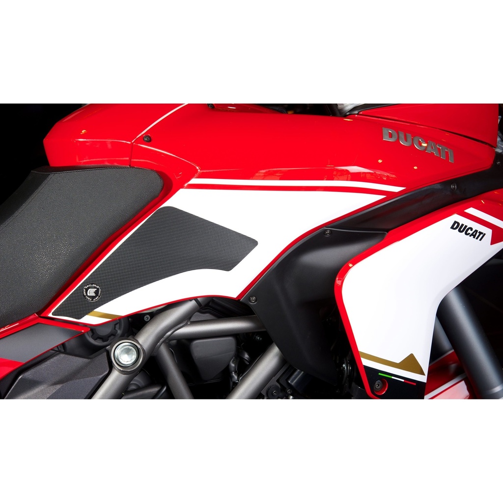 [PRO211BL] Eazi-Grip PRO Tank Grips for Ducati Multistrada 1200 1200S, clear or black (Black) - image 1