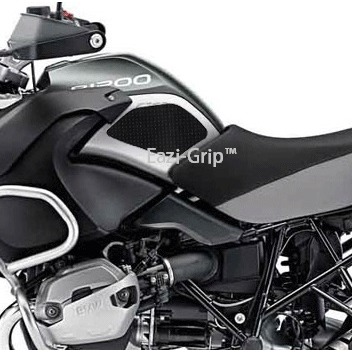 [PRO107BL] Eazi-Grip PRO Tank Grips for BMW R1200GS Adventure 2006 - 2013, clear or black (Black) - image 1