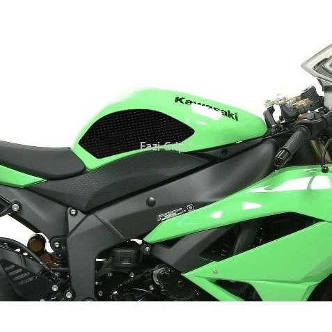 [PRO407BL] Eazi-Grip PRO Tank Grips for Kawasaki Ninja ZX-6R 2009 - 2013, clear or black (Black) - image 1