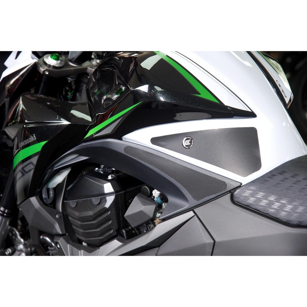 [PRO414BL] Eazi-Grip PRO Tank Grips for Kawasaki Z800, clear or black (Black) - image 1
