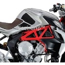 [PRO603BL] Eazi-Grip PRO Tank Grips for MV Agusta Brutale Dragster 2012 - 2017, clear or black (Black) - image 1