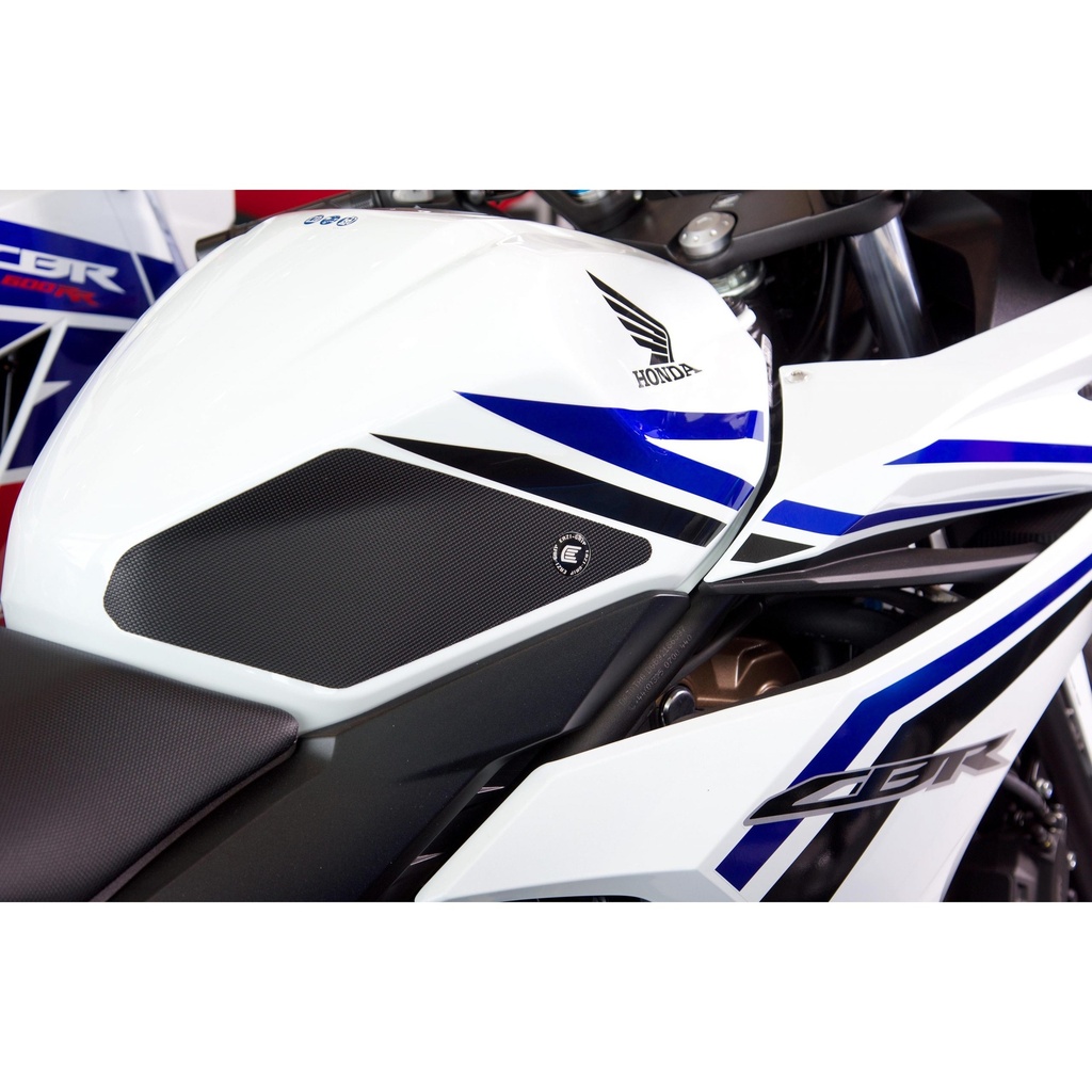 [PRO319BL] Eazi-Grip PRO Tank Grips for Honda CBR500R and CB500F, clear or black (Black) - image 1