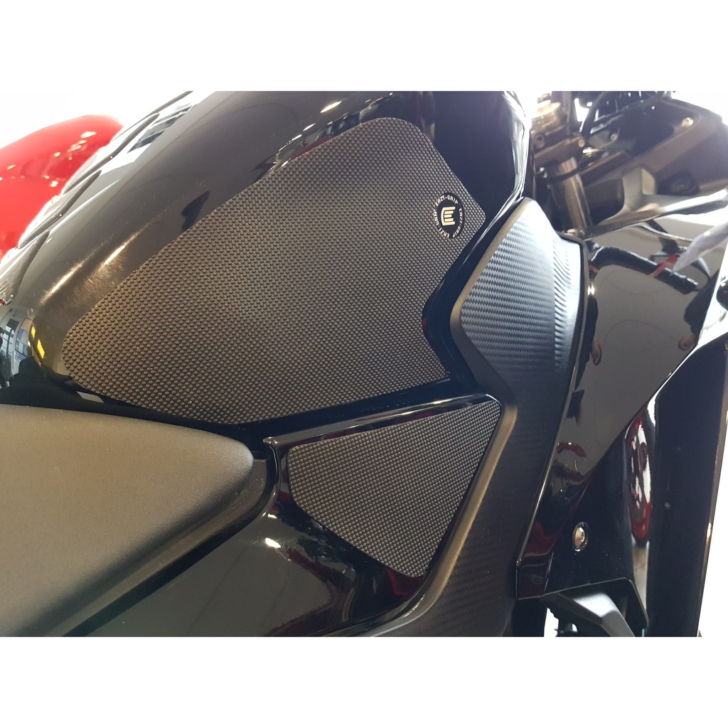 [PRO324BL] Eazi-Grip PRO Tank Grips for Honda CBR300R, clear or black (Black) - image 1