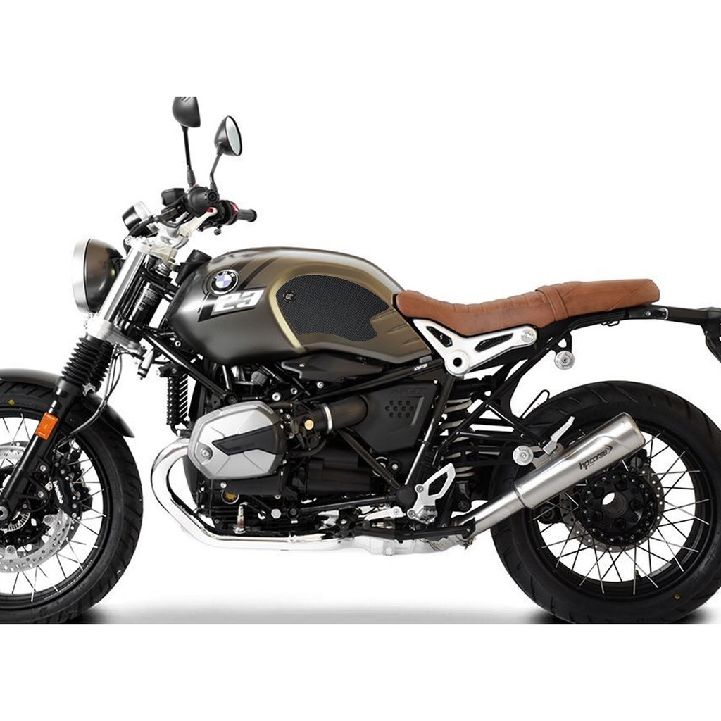 [PRO113BL] Eazi-Grip PRO Tank Grips for BMW RnineT, clear or black (Black) - image 1