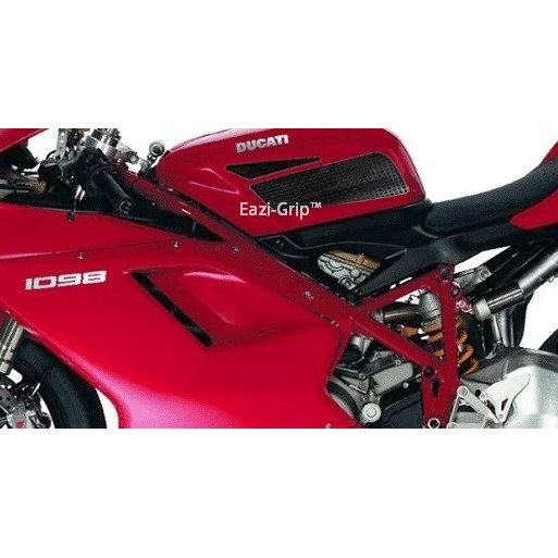 [SIL204BL] Eazi-Grip Silicone Tank Grips for Ducati 848 1098 1198 clear or black - image 1