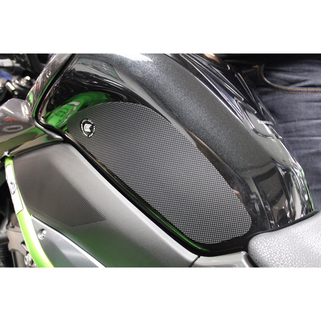 [PRO428BL] Eazi-Grip PRO Tank Grips for Kawasaki Z900 ZH2, clear or black (Black) - image 1