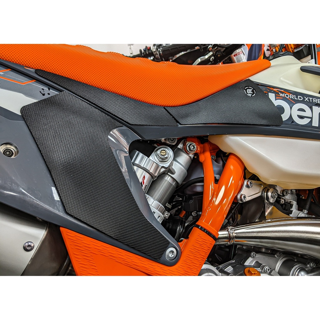 [PRO522BL] Eazi-Grip PRO Tank Grips for KTM EXC EXC-F SX SX-F, clear or black (Black) - image 1