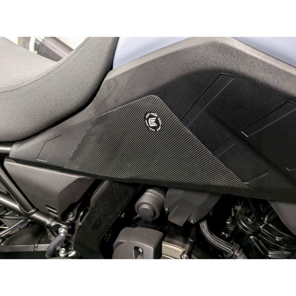 [SIL741BL] Eazi-Grip Silicone Tank Grips for Suzuki V-Strom 800DE, black - image 1