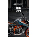[EVO536BL] Eazi-Grip EVO Tank Grips for KTM 390 Duke, clear or black (Black) - image 1