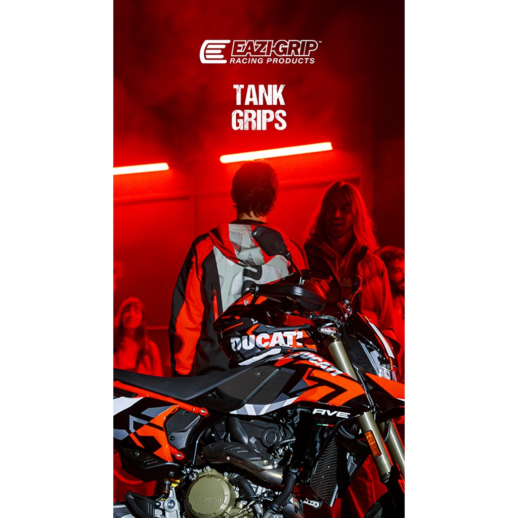[SIL241BL] Eazi-Grip Silicone Tank Grips for Ducati Hypermotard 698 Mono - image 1