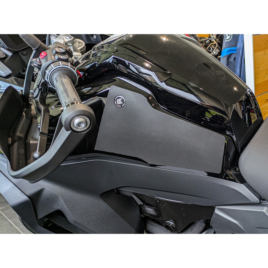 [EVO145BL] Eazi-Grip EVO Tank Grips for BMW F900GS Adventure, clear or black (Black) - image 1