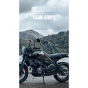 [PROHUS006BL] Eazi-Grip PRO Tank Grips for Husqvarna Vitpilen Svartpilen 401, clear or black (Black) - image 1
