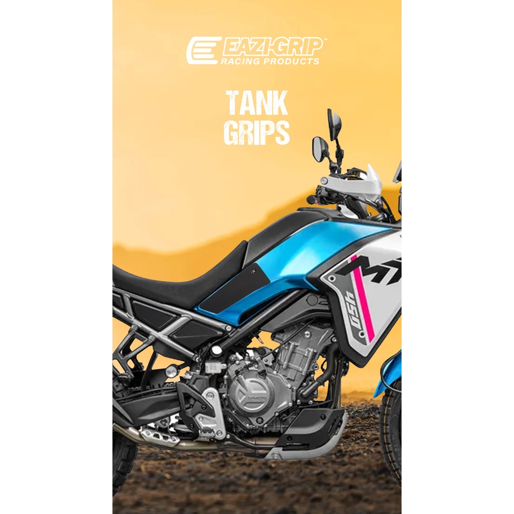 [SILCF007BL] Eazi-Grip Silicone Tank Grips for CFMOTO 450MT - image 1
