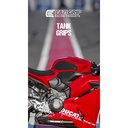 [PRO245BL] Eazi-Grip PRO Tank Grips for Ducati Panigale V2, clear or black (Black) - image 1