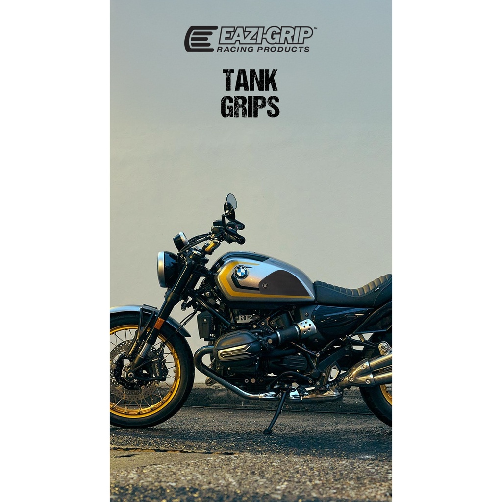 [EVO147BL] Eazi-Grip EVO Tank Grips for BMW R 12, clear or black (Black) - image 1