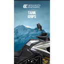 [PROVOG002BL] Eazi-Grip PRO Tank Grips for VOGE DS525X, clear or black (Black) - image 2