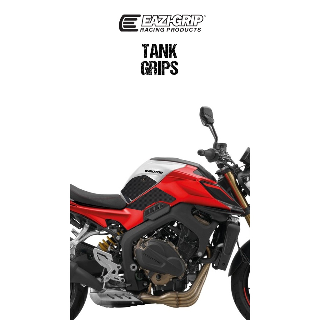 [SCTPQJM002] Eazi-Grip PPF Tank Grips for QJMOTOR SRK 800 - image 1